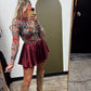 Hope Sheer Floral Top (Black)