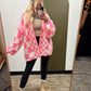 Come Around Check Cardy (Pink)