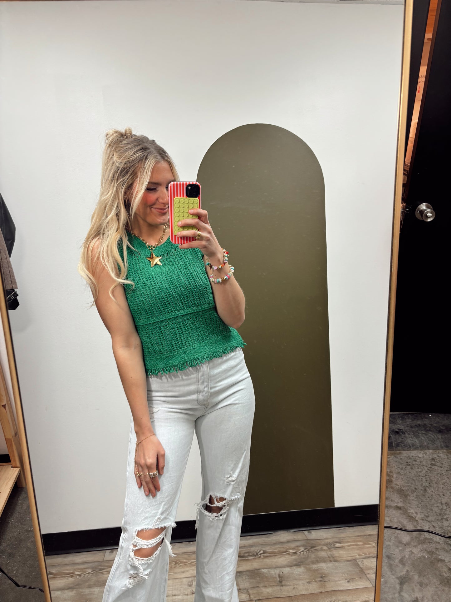 Where To Crochet Tank (Green)