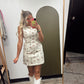 Western Print Mini Dress