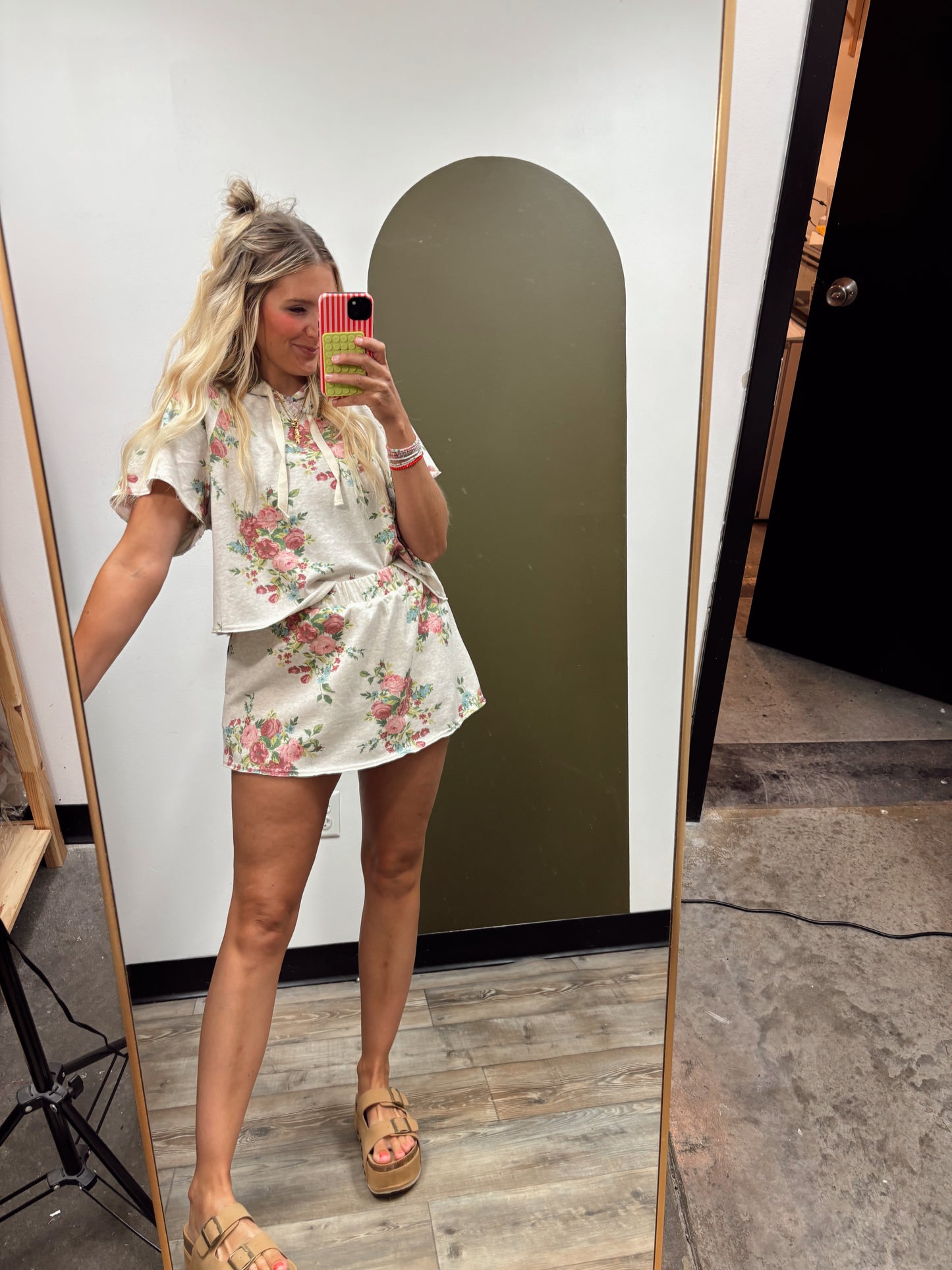 Margot Floral Skort Set
