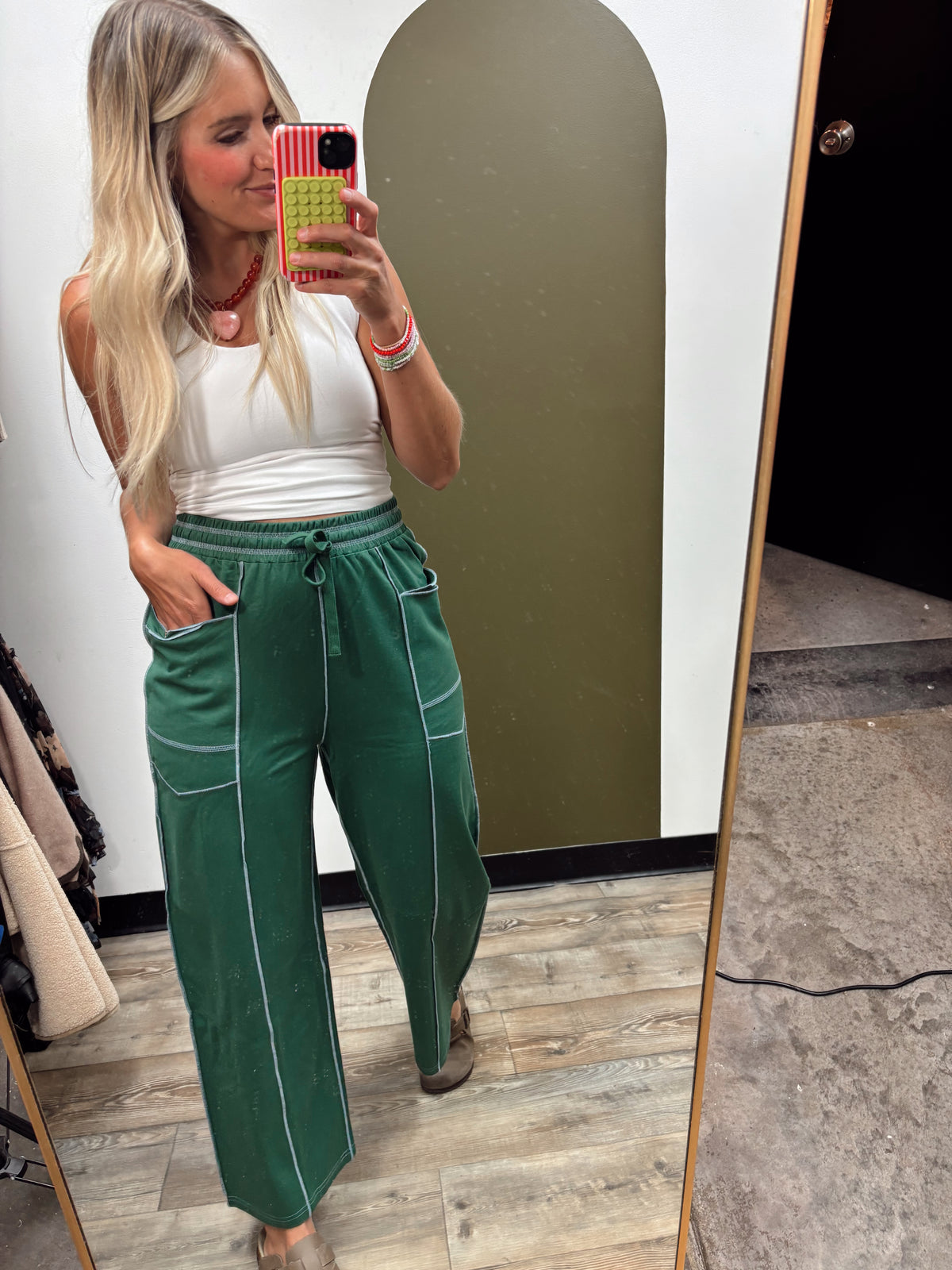 Margaret Sweat Pant (Green)