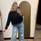 Leah Contrast Stitch Sweater