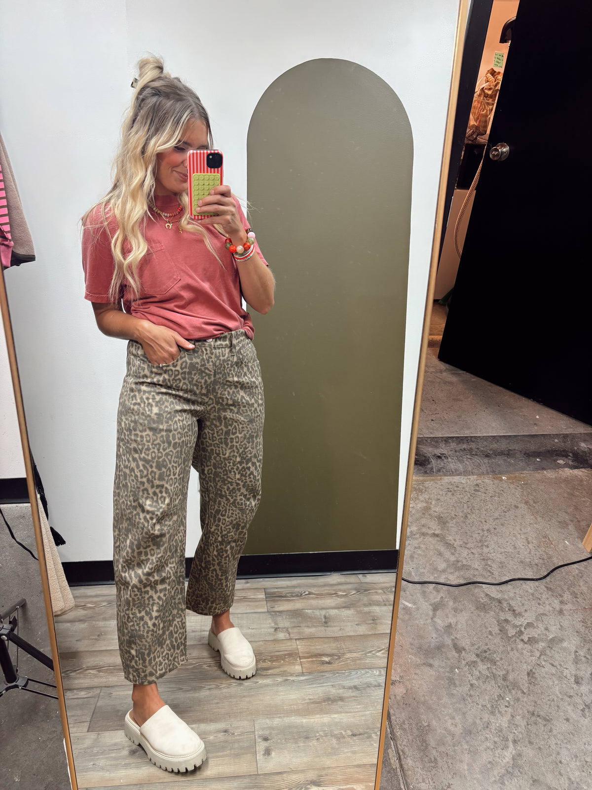 Delaney Leopard Pant