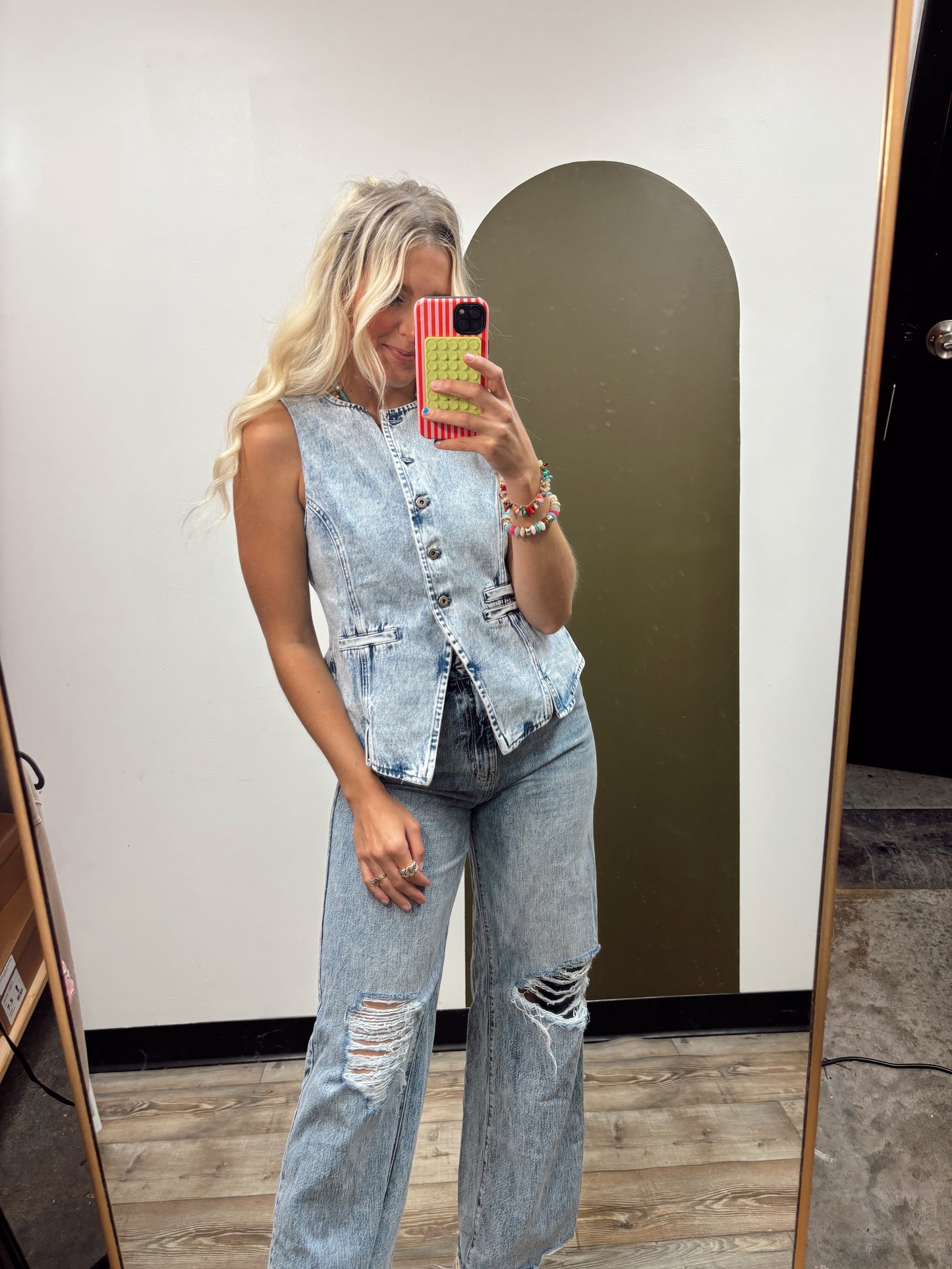 Gwendolyn Denim Vest