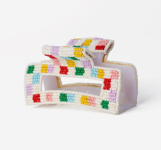 Lola Multi Check Hair Claw