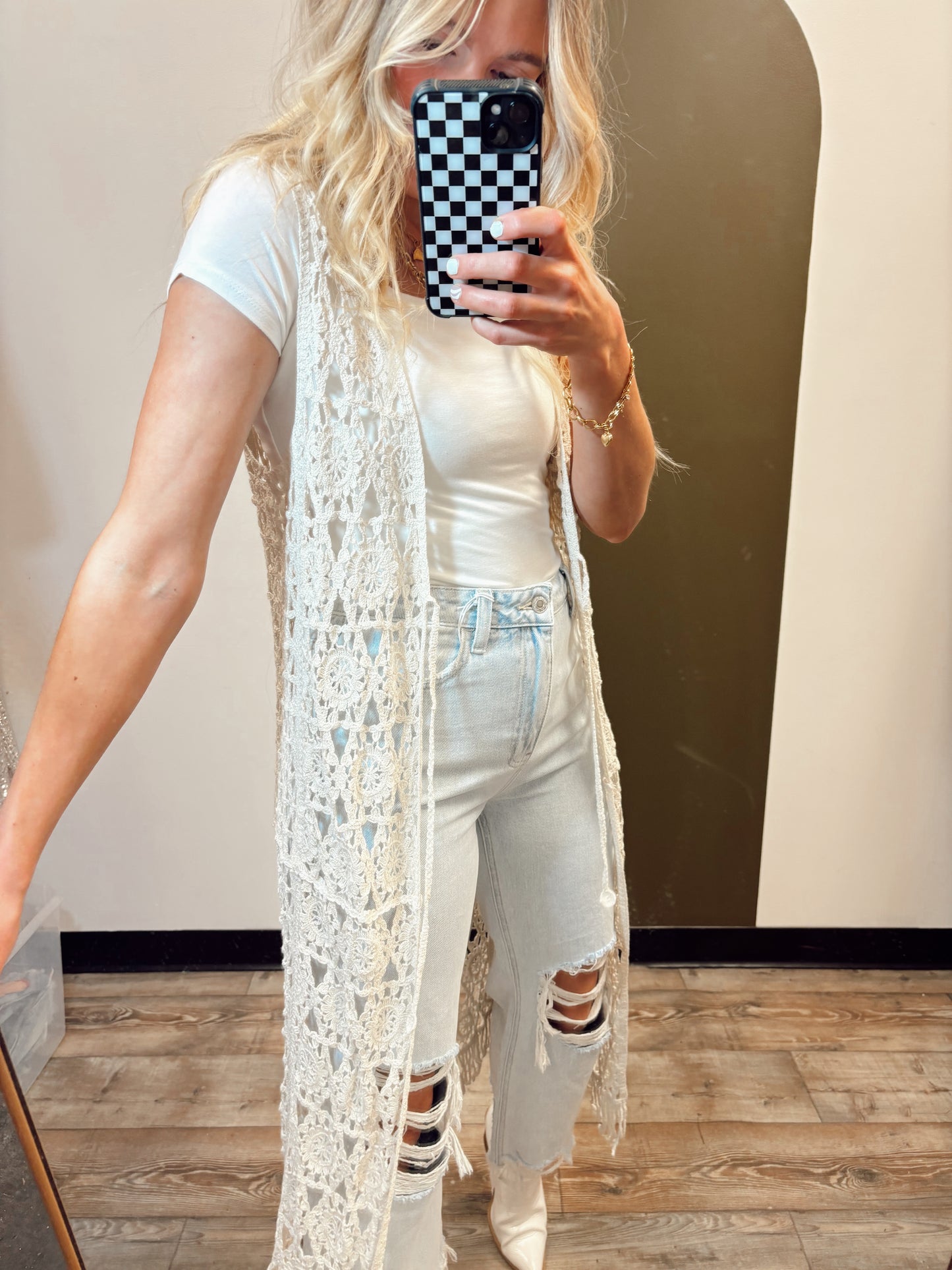 Beach Walk Crochet Cardigan