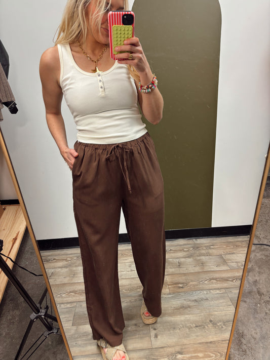 Pair Me Button Tank (Cream)