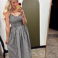 Chelsea Gingham Maxi Dress (B&W)