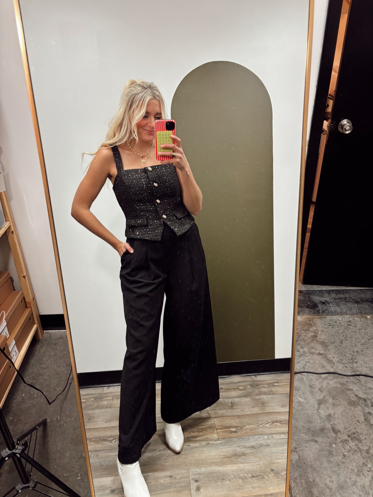 Noa Tweed Jumpsuit