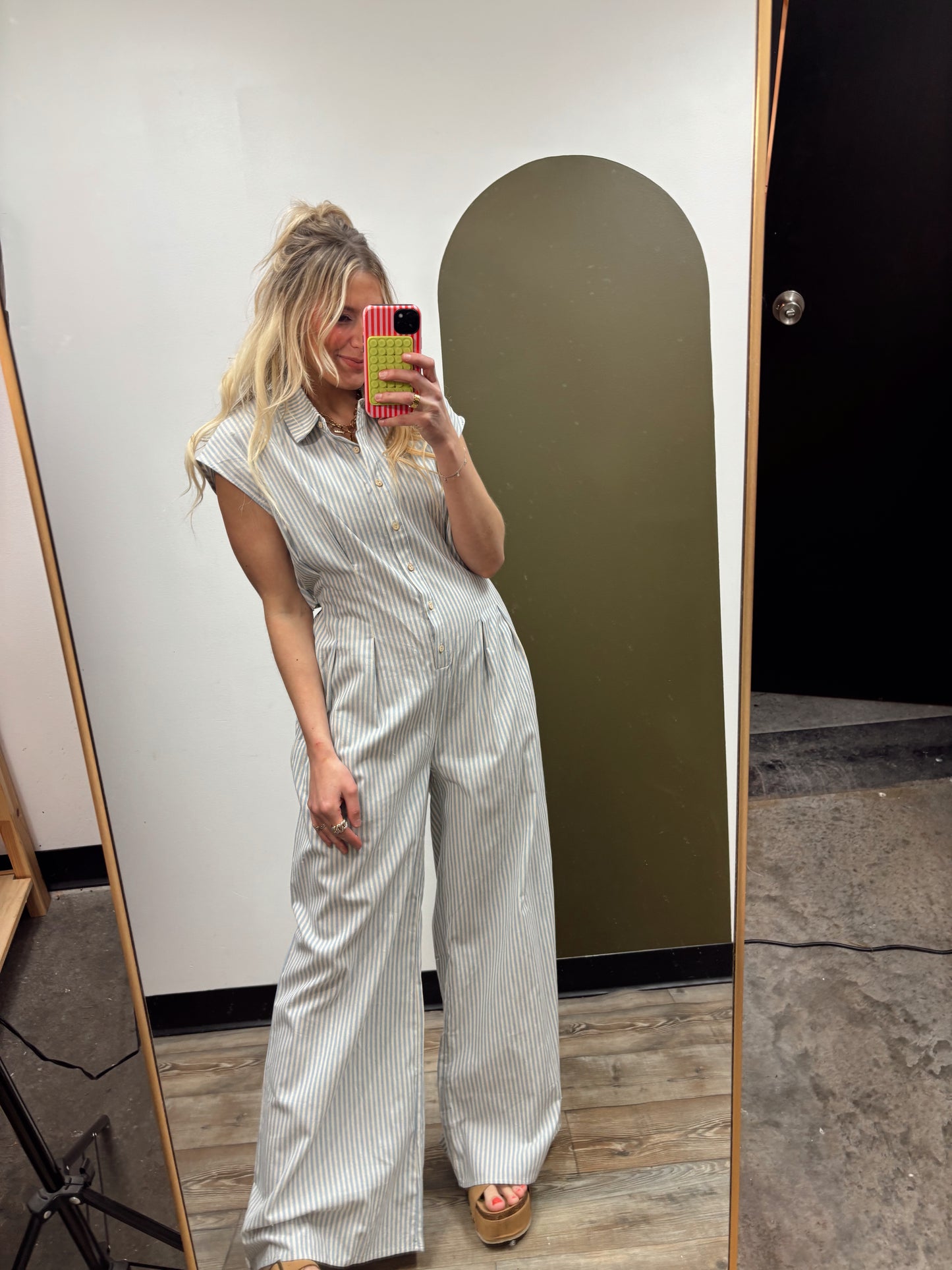 Skylar Stripe Jumpsuit