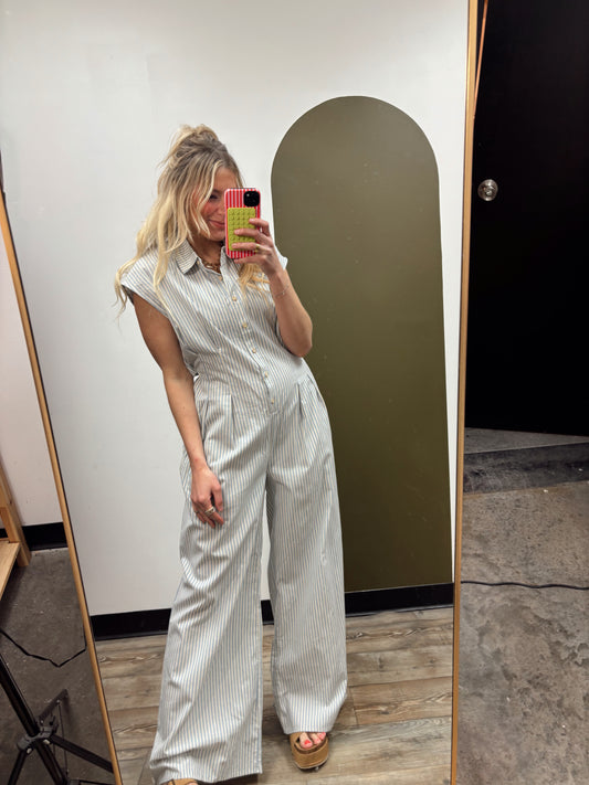 Skylar Stripe Jumpsuit