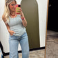 Krista Stripe Tank (Blue)