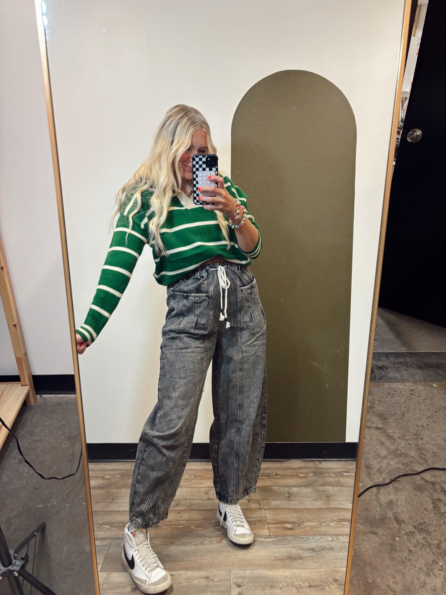 Josephine Barrel Pant (Grey)