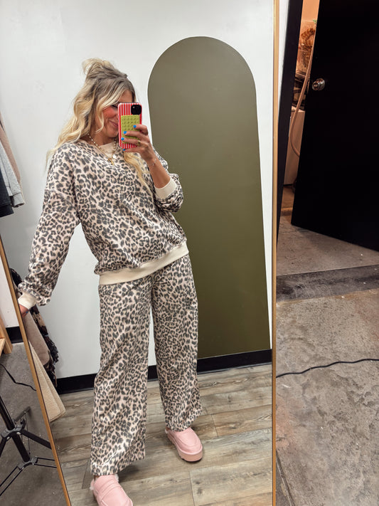 Leopard Lounge Set