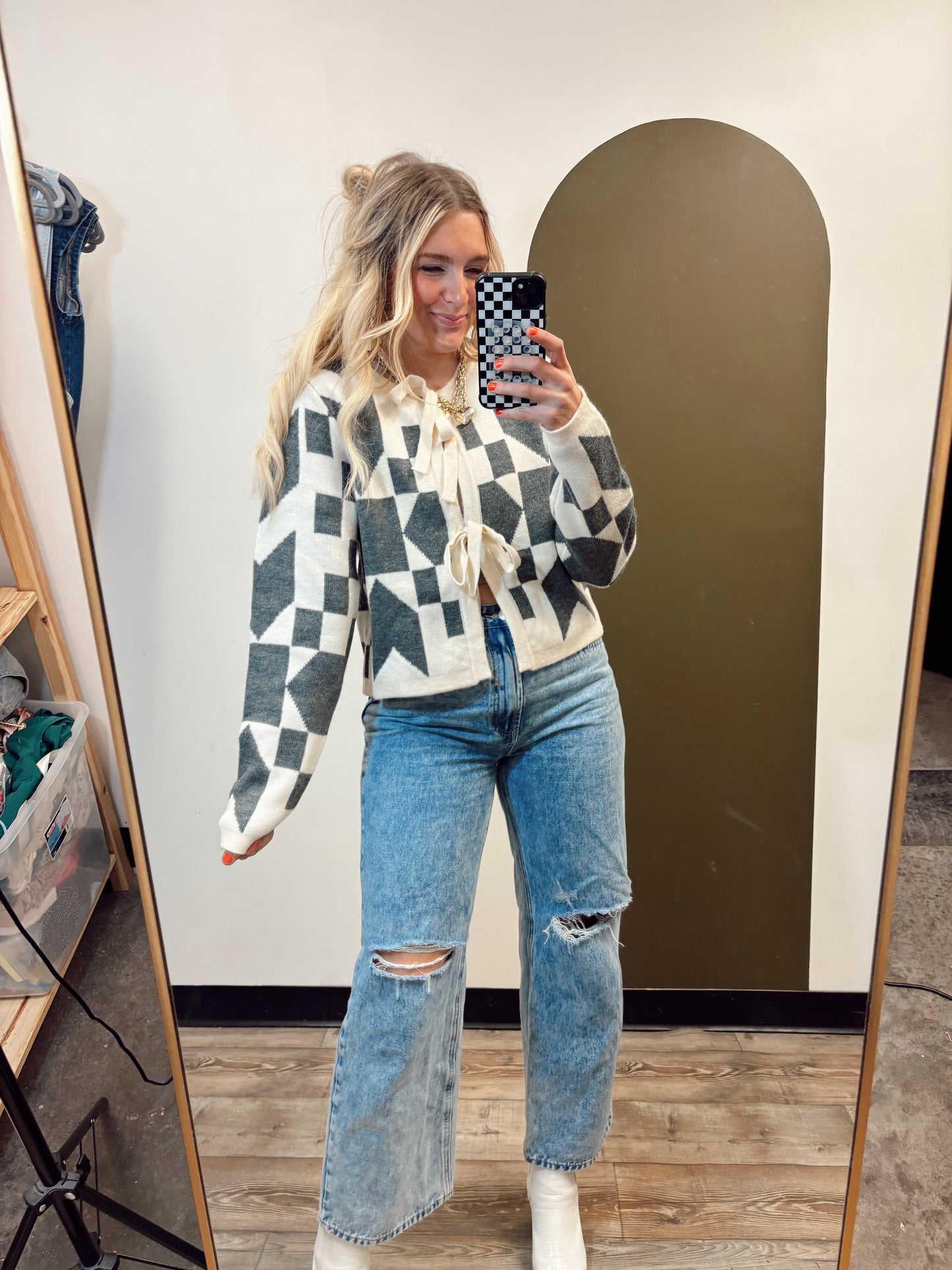 Shape Of You Cardigan (Grey)