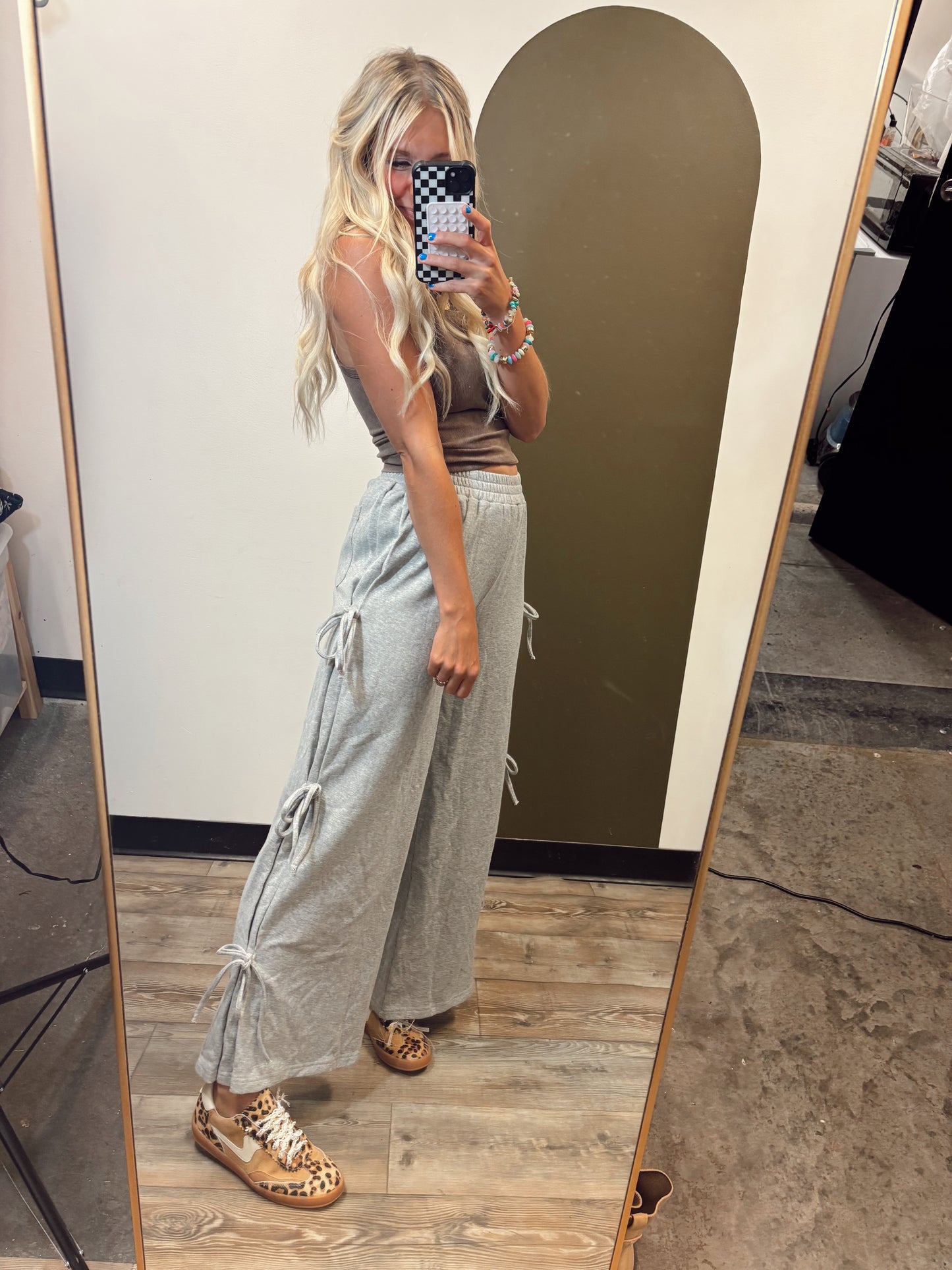 Preston Bow Pant (Grey)