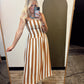 Mona Stripe Midi (Camel)