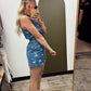 Stars Align Denim Romper