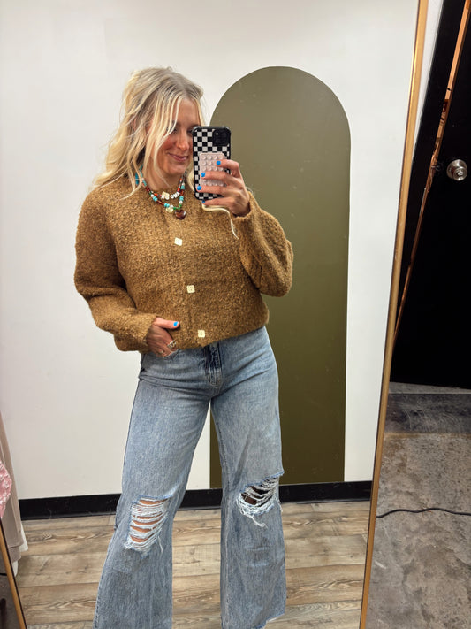 Clara Plush Cardigan