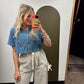 Lana Crop Denim Top