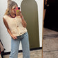 Luz Gold Button Knit Top