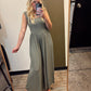 Sky Lounge Jumpsuit (Moss)