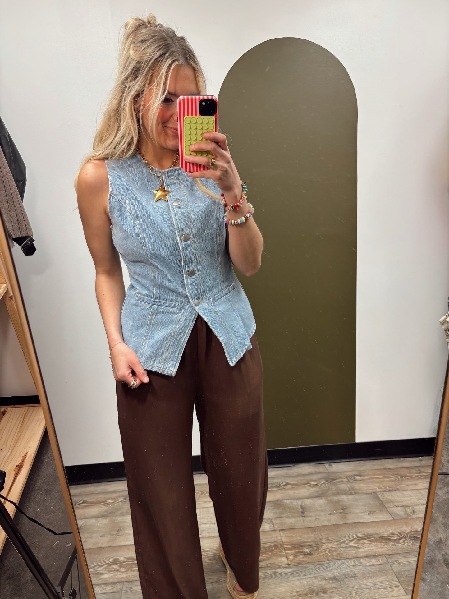 Betty Button Vest