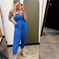Capri Balloon Jumpsuit (Blue)