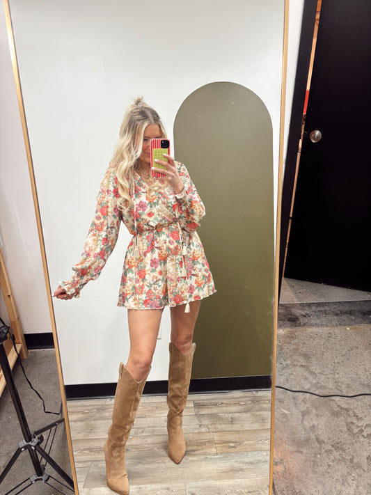 Abigail Floral Romper