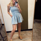 Tina Denim Romper