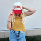 Red Upside Down KC Hat