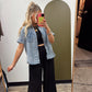 Your Way Denim Top