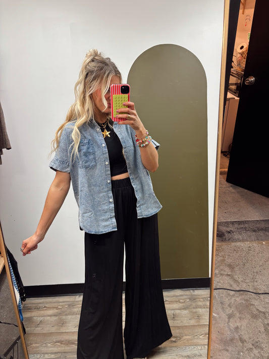 Your Way Denim Top