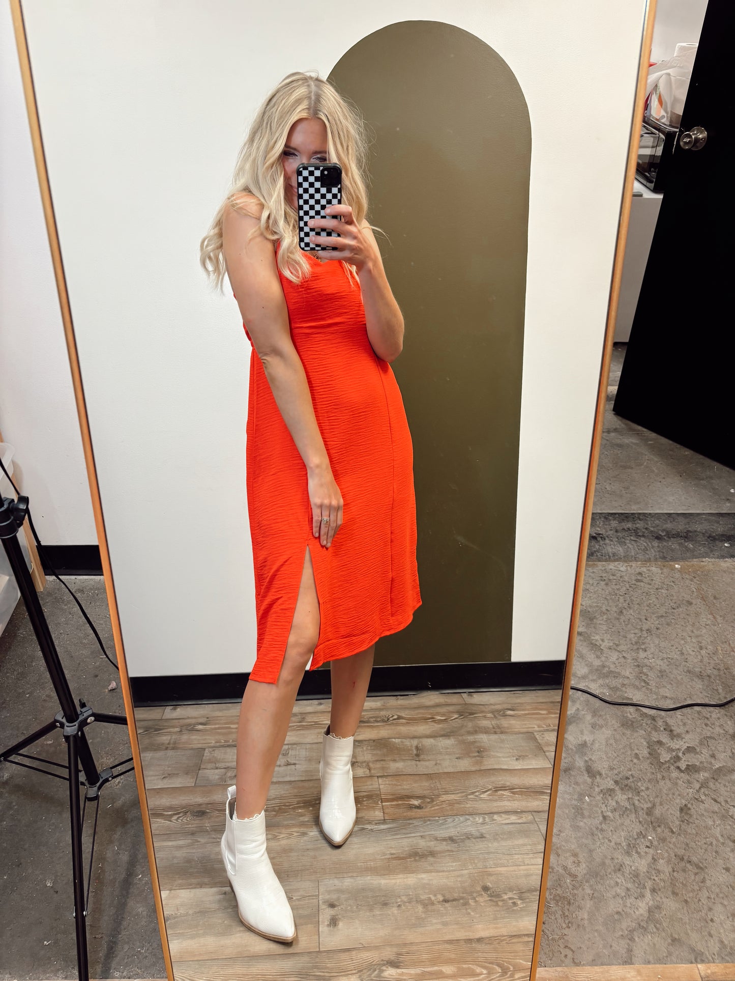 Summer Vixen Tie Dress (Red)