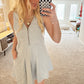 Juniper Pleat Dress (Grey)