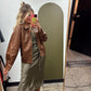 Queen Bee Vegan Leather Jacket (Tan)