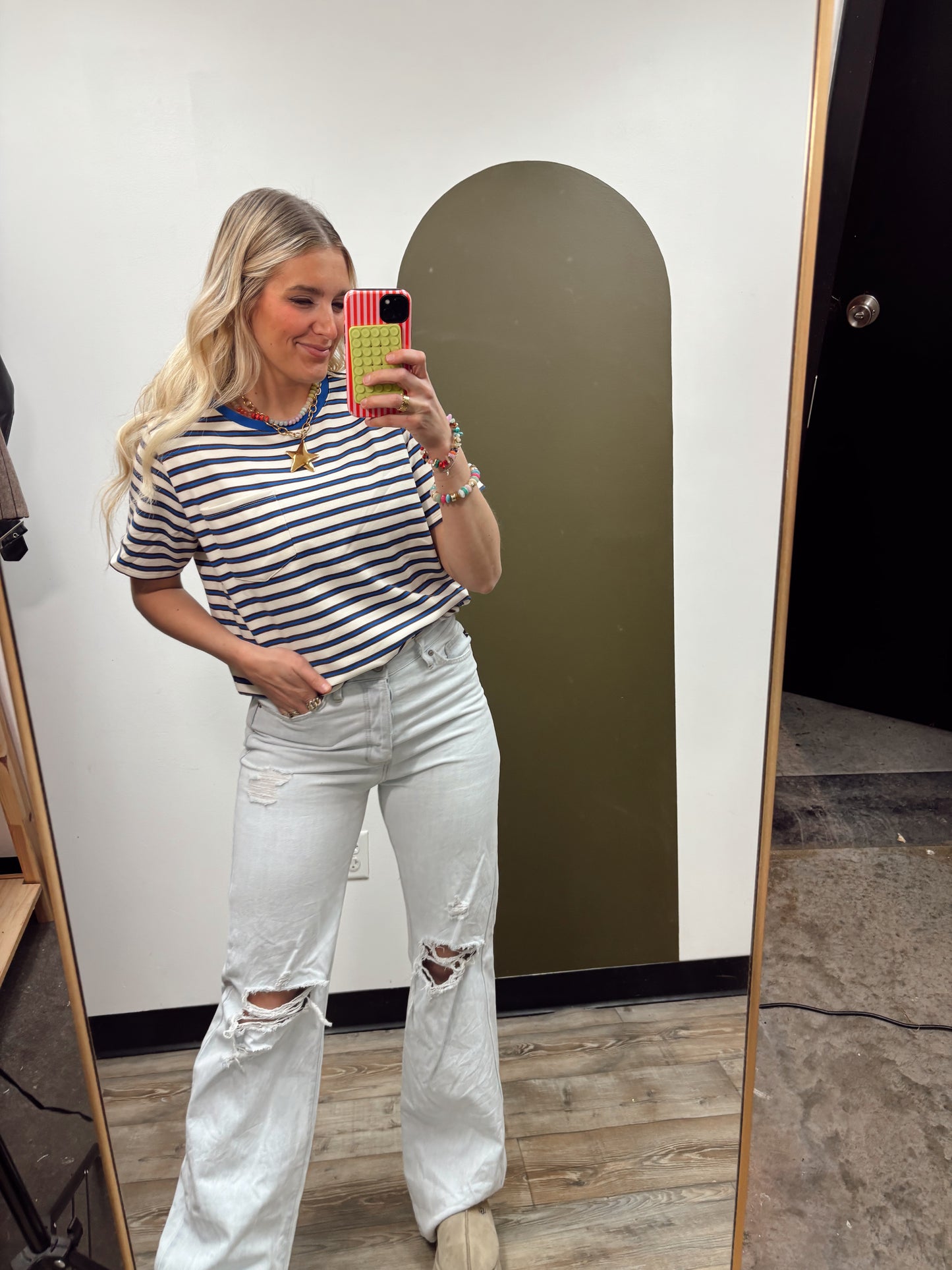 Clam Bake Stripe Top