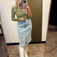 Deandra Denim Maxi Skirt