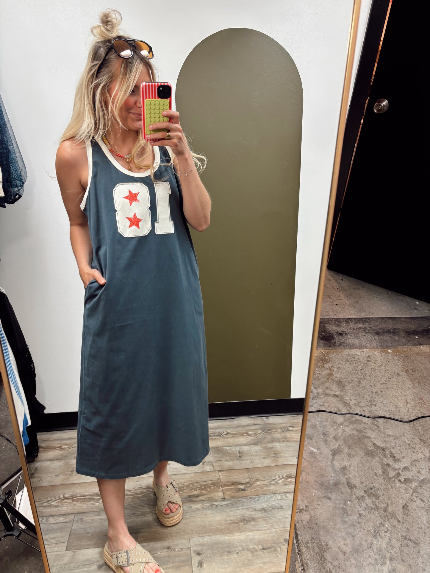 Courtside Seats Maxi Dress