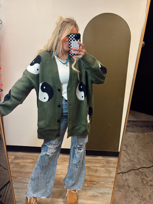Ying Yang Cardy (Olive)