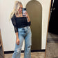 Rosalie Sheer Top (Black)