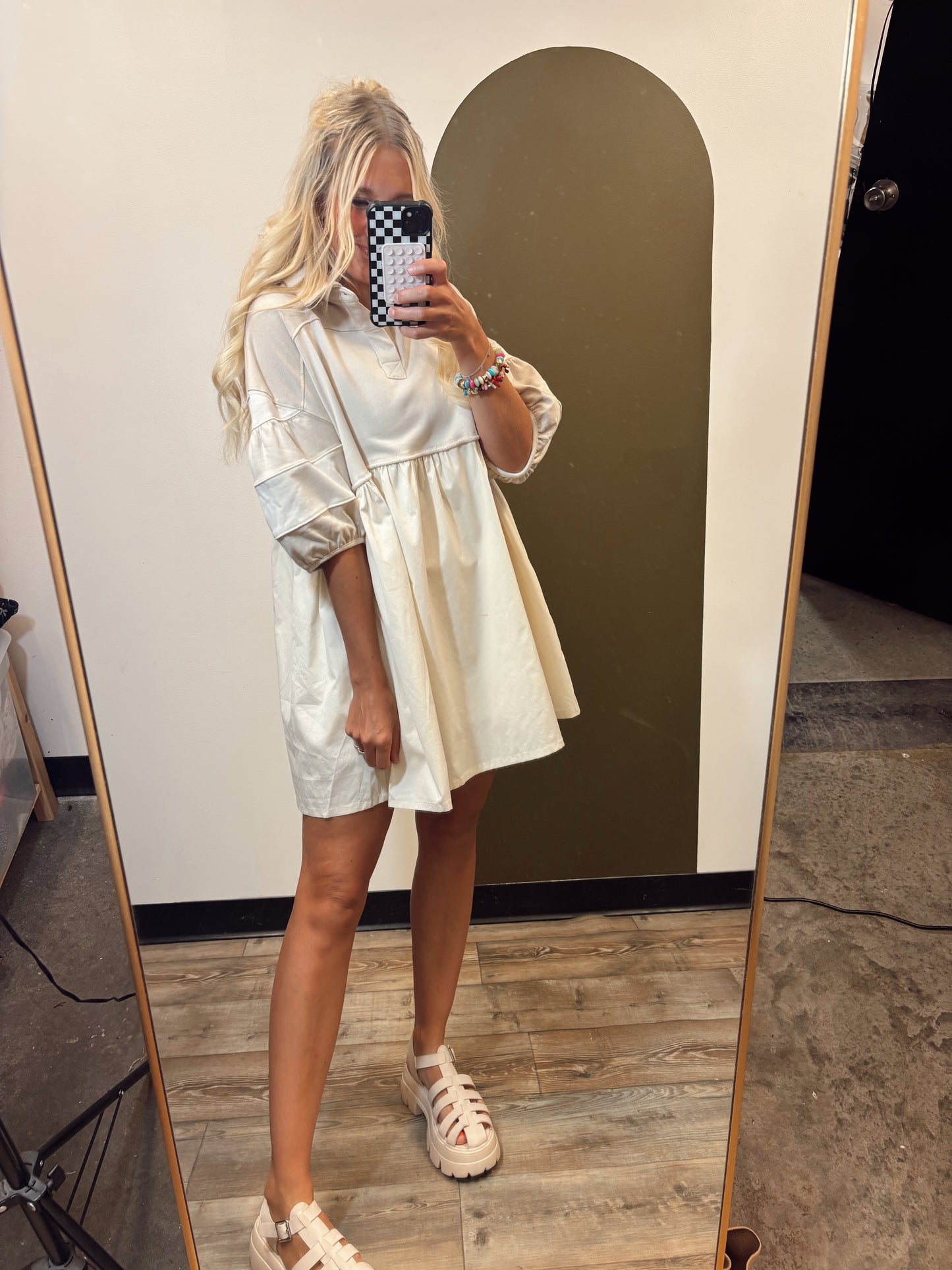 Colton Cotton Mini Dress