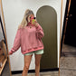 Petal Pink Mock Neck Top