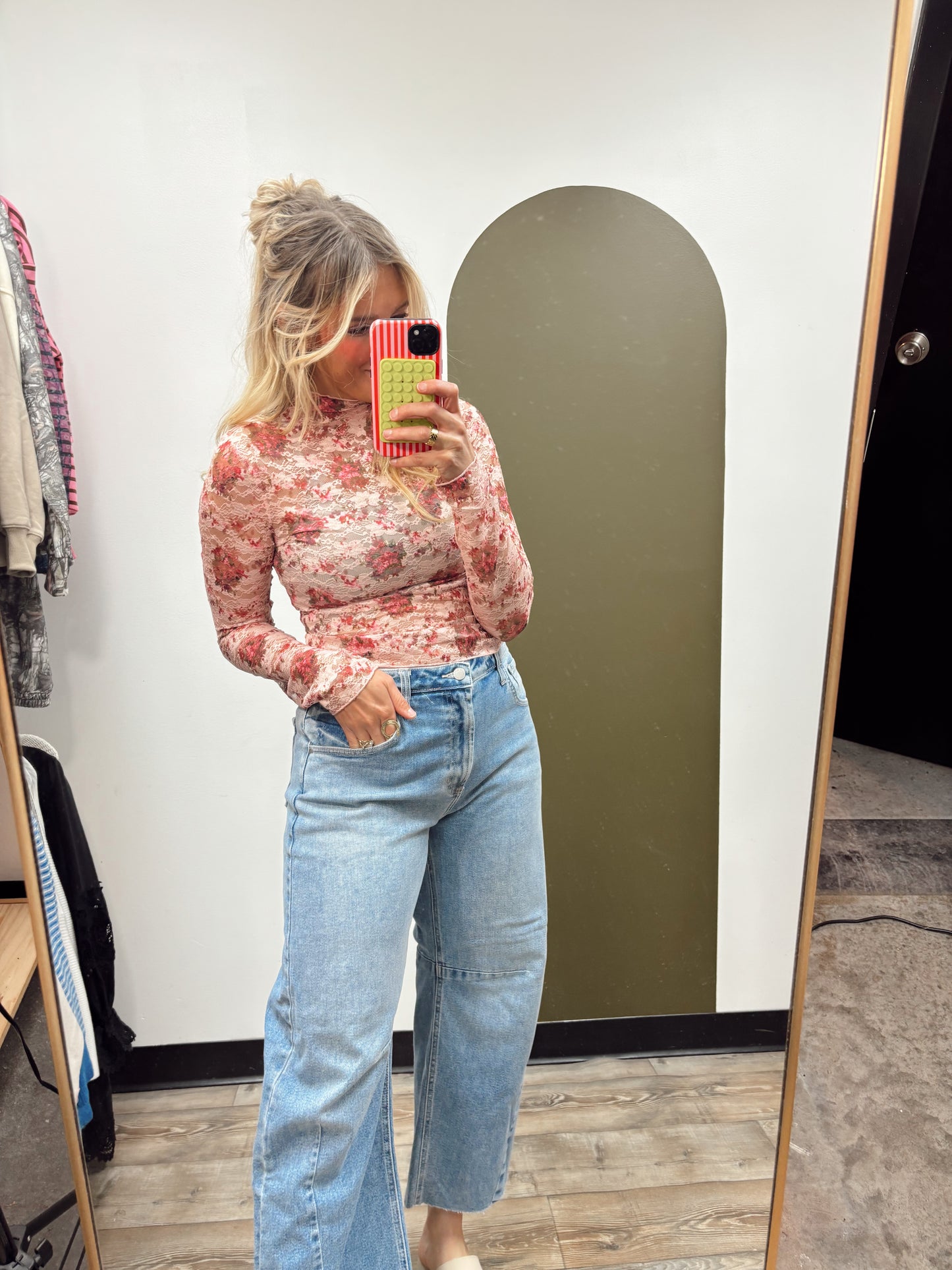 Cherry Blossom Sheer Top