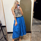 Royal Flush Midi Skirt