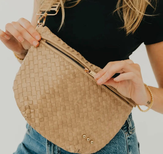 Westlyn Woven Bum Bag (Taupe)
