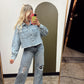 Effortlessly Chic Crop Denim Shacket