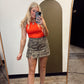 Cheetah Skort