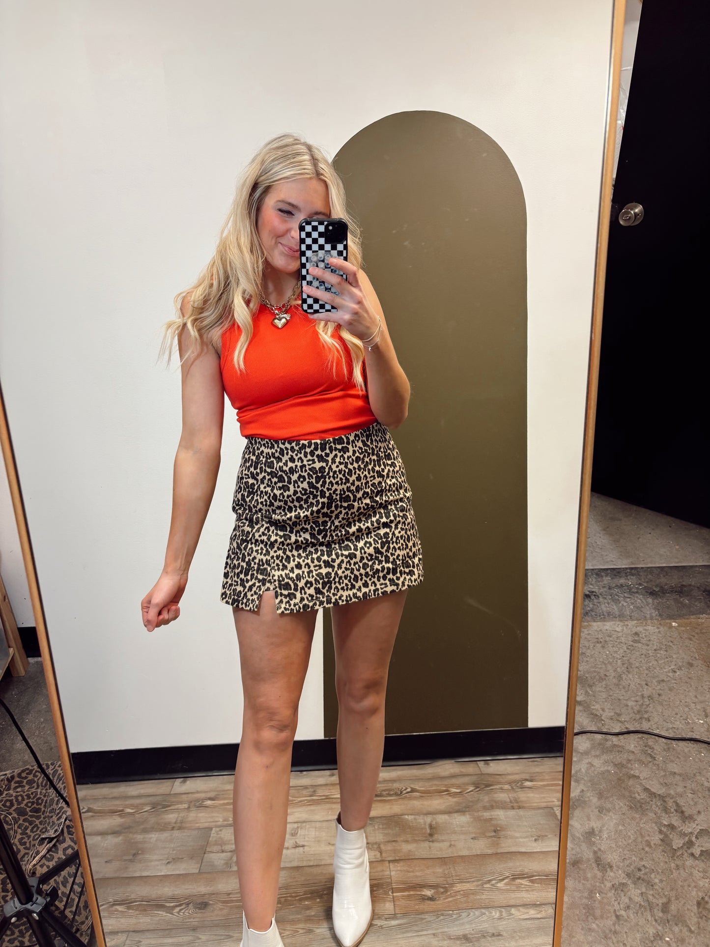 Cheetah Skort